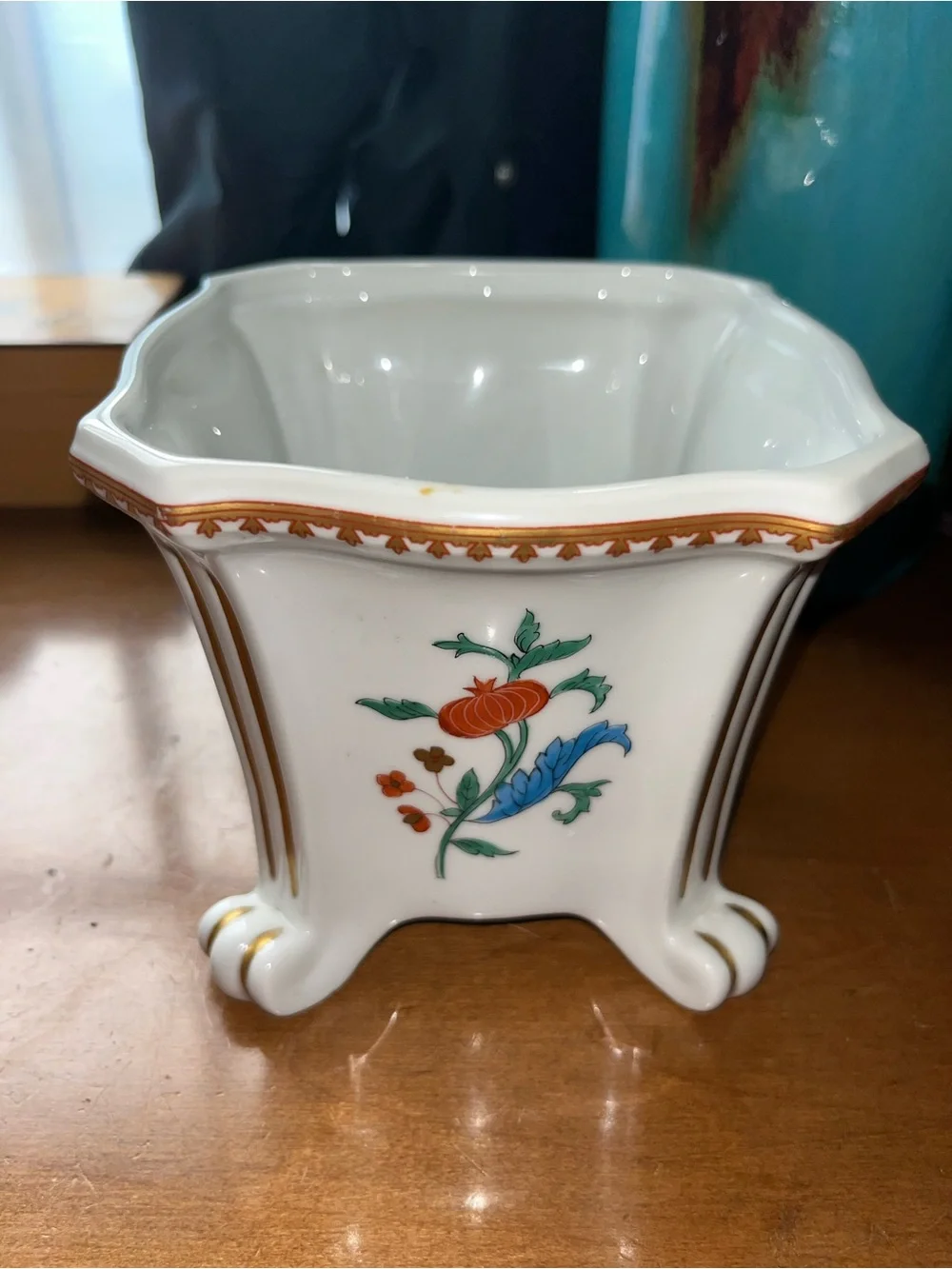 Porcelaine De Paris France Hand Painted For Tiffany & Co. Vase